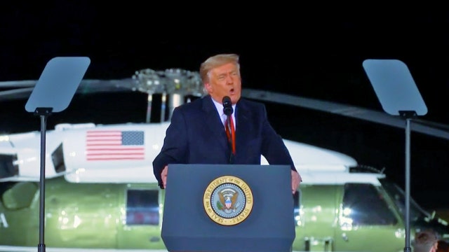 Trump hints at appearance at election protest in Washington