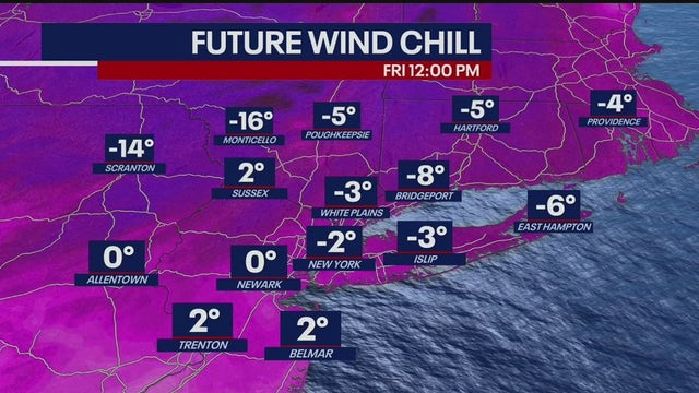 Blast of arctic cold weather comes to New York City