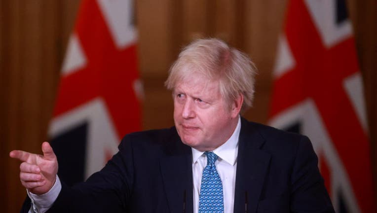 Britain's Prime Minister, Boris Johnson attends a news conference in response to the coronavirus pandemic on January 5, 2021 in London. Hannah McKay - WPA Pool/Getty Images