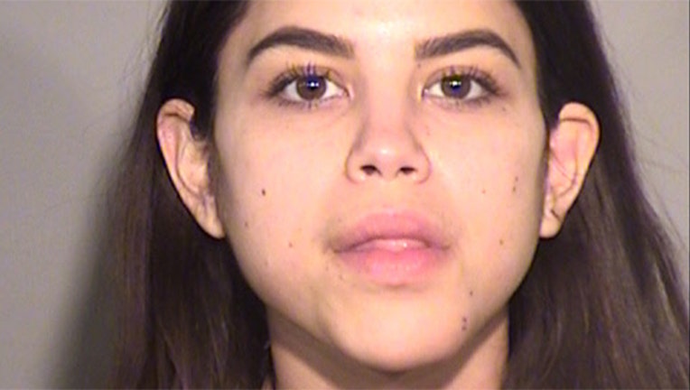 Miya Ponsetto, 22, of Piru, California was arrested near her home in connection with the assault of boy at a New York City hotel.