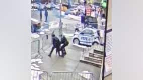 Violent assault on police officer outside Bronx station