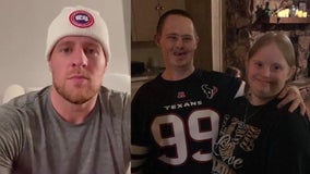 JJ Watt sends special video to fan with Down Syndrome who lost wife to COVID-19