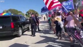 Trump surprises supporters at Presidents Day rally in Florida