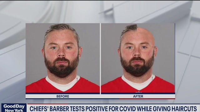 Chiefs barber pulled mid-haircut after positive coronavirus test