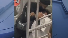 Video shows man brutally beating, choking Asian man on subway