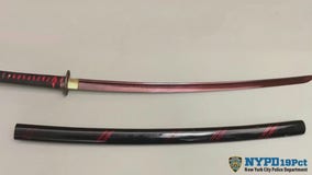 'Wrong century': Cops subdue man wielding Samurai sword