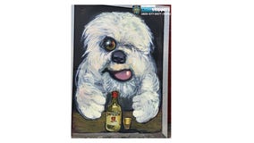 Have you seen this dog painting? Cops search for stolen bar artwork