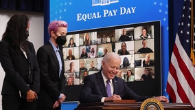 ‘The pay gap is real’: Biden signs proclamation on Equal Pay Day to commit to equal pay for women