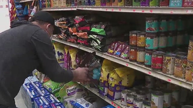 Pandemic causing pet food shortages