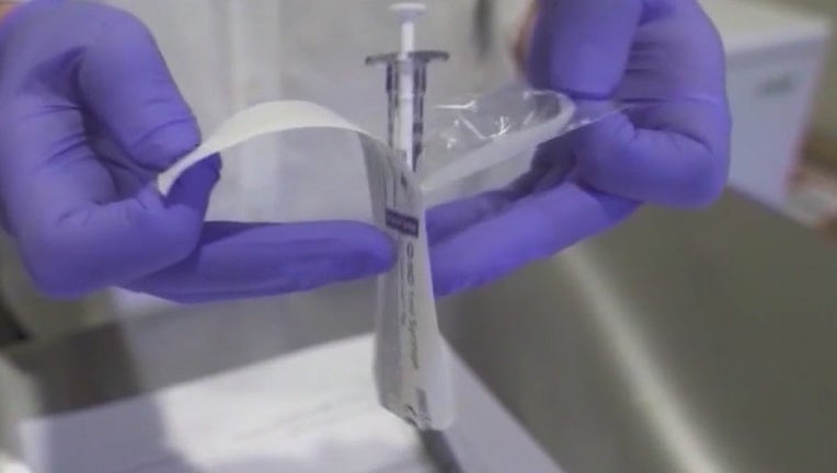 FILE- Coronavirus Vaccine.