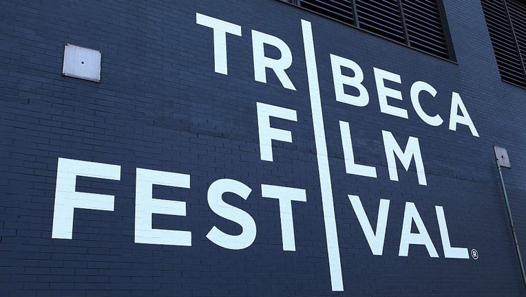 NEW YORK - APRIL 15: Tribeca Film Festival signage in Tribeca in New York, New York on April 15, 2016.