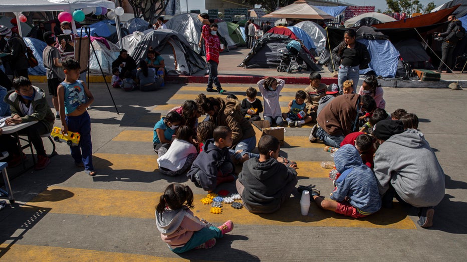 Migration at the border between Mexico and the USA