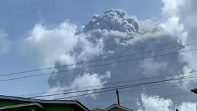 Volcano eruption in Caribbean prompts mass evacuation during popular vacation week