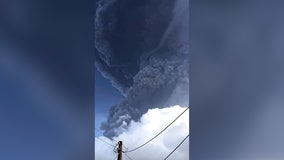 St. Vincent’s La Soufriere volcano continues to erupt, tainting water supply and forcing evacuations