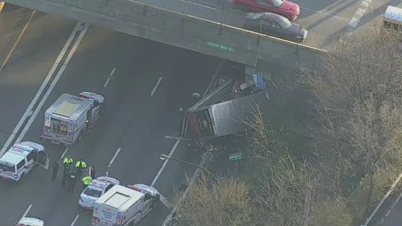 Detectives ask any witnesses to deadly LIE truck crash to come forward