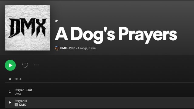 EP of DMX's 'Prayer' tracks released as he is reportedly near death