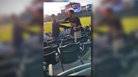 Violent punch captured on camera at Colorado Rockies game