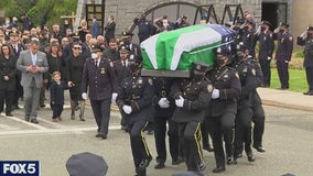 Hundreds attend funeral for fallen NYPD cop Anastasios Tsakos