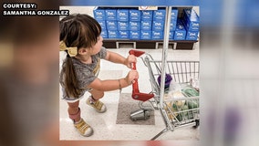 Dunedin mother brought to tears by daughter with cerebral palsy walking with shopping cart