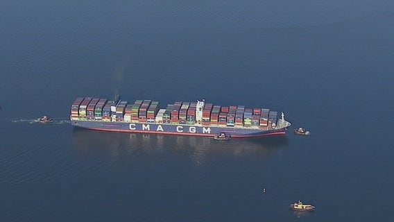 Largest container ship to ever dock on East Coast arrives in Port Elizabeth
