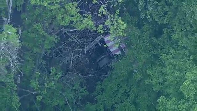 Truck goes off road in Palisades Park