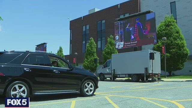 Molloy College commencement invites guests to 'drive-in' viewing