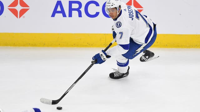 An NHL rarity: Tampa Bay Lightning start all-Black forward line