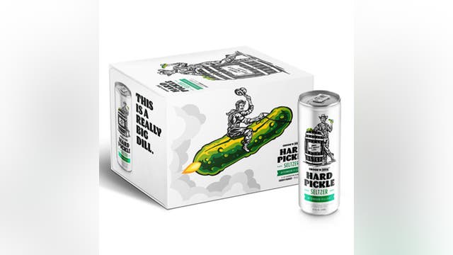 Pickle-flavored hard seltzer is April Fools' joke come to life