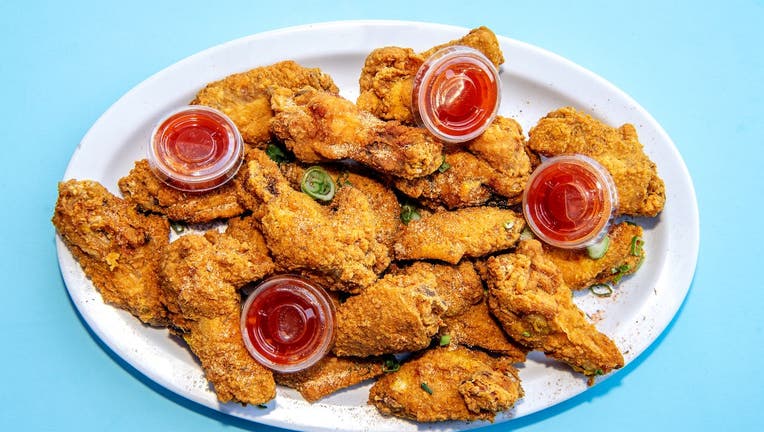 Not your average organic fried chicken wings from Comfort LA