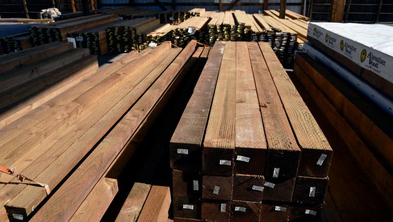 Lumber at Adams Lumber Company . (File Photo by Hyoung Chang/MediaNews Group/The Denver Post via Getty Images)