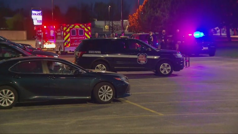 Law enforcement at scene of a shoorintg at Oneida Casino in Ashwaubenon, Wisconsin.