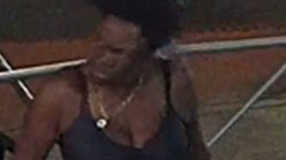 The suspect swung a hammer at the 31-year-old woman multiple times, striking her in the head, said police.