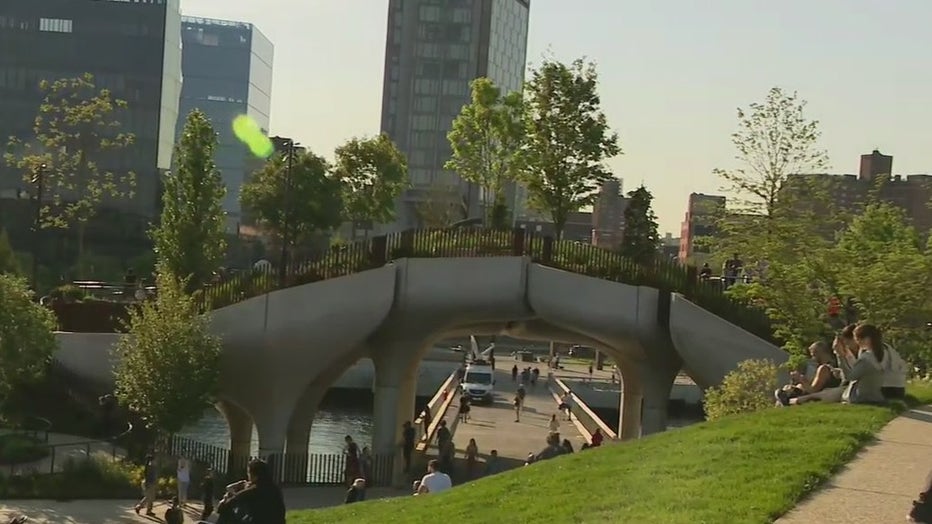 Little River at Pier 55 along the Hudson River.