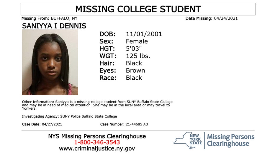 Missing College Student poster