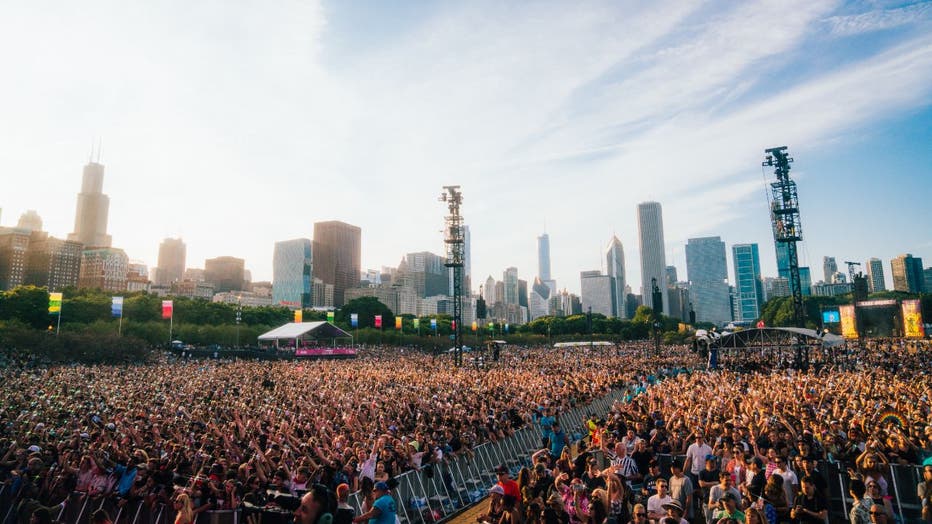 Lollapalooza Music Festival crowd