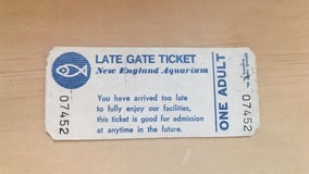 Boston woman uses 1983 aquarium ticket good 'at anytime in the future'