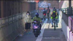 Pedestrians, cyclists say mopeds are invading NYC bike lanes