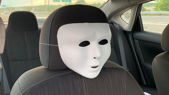 Suffolk County police ticket man for driving with fake passenger