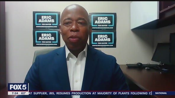 Eric Adams talks about debate