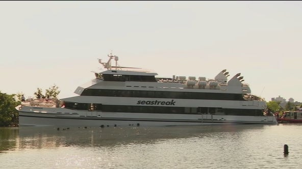 Ferry runs aground near Brooklyn, no major injuries reported