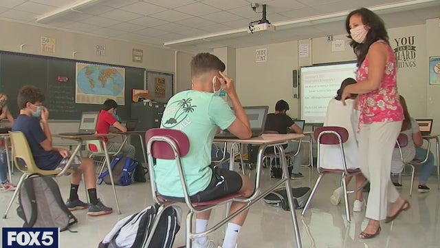 Some Long Island families say students should take off masks in school