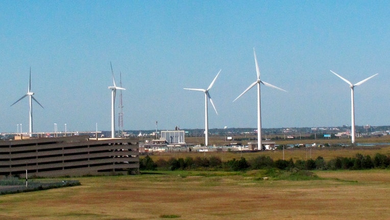 Wind turbines in New Jersey