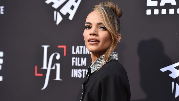 Leslie Grace arrives at a screening of "In the Heights" during the Los Angeles Latino International Film Festival at TCL Chinese Theatre on Friday, June 4, 2021, in Los Angeles.