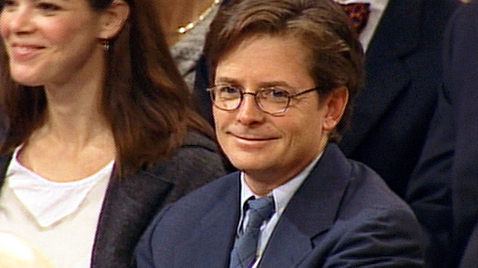 Michael J. Fox testifies before Congress September 28, 1999 in Washington, DC. Fox appeared before a subcommittee for the U.S. Senate to push for funding for Parkinson's disease research. (Photo by CNN via Getty Images)