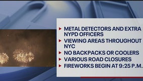 Going to watch the July 4 fireworks? Here's what you need to know