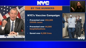 Study: COVID vaccination program has saved 8,300 lives in NYC