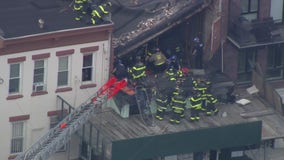 Two workers rescued after partial building collapse in Brooklyn