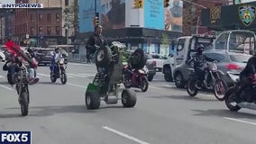 Hit-and-run in Queens park highlights dangers of illegal motorbikes