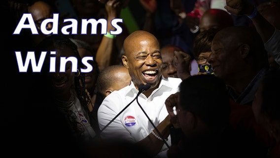 Democrat Eric Adams says he's ready to lead New York City