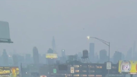 Smoke from wildfires making for dangerous health conditions in NYC region